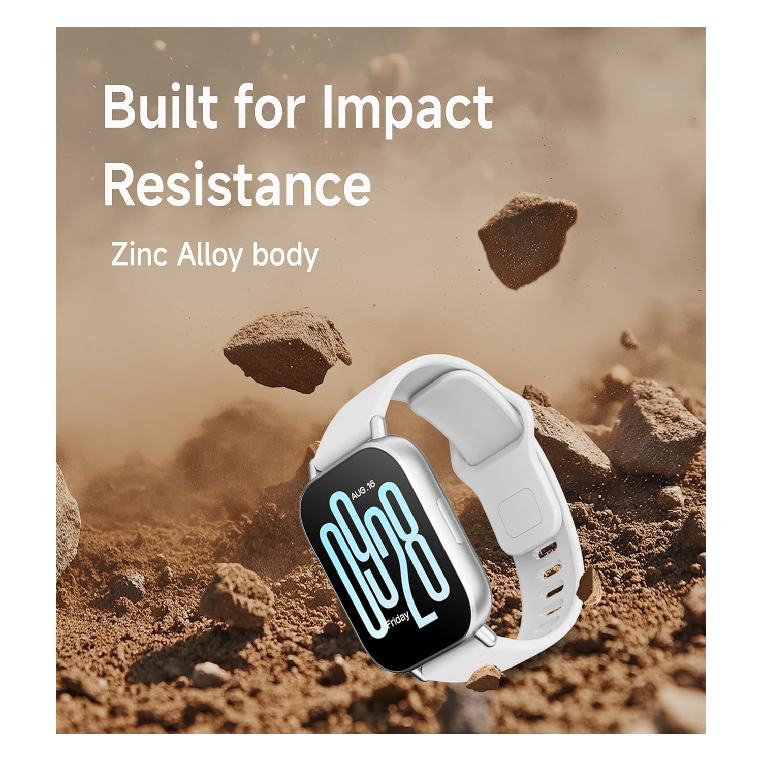 Xiaomi Redmi Watch 4 Silver Bluetooth 5.3, 5ATM, 1.97" Smart Watch — image 3