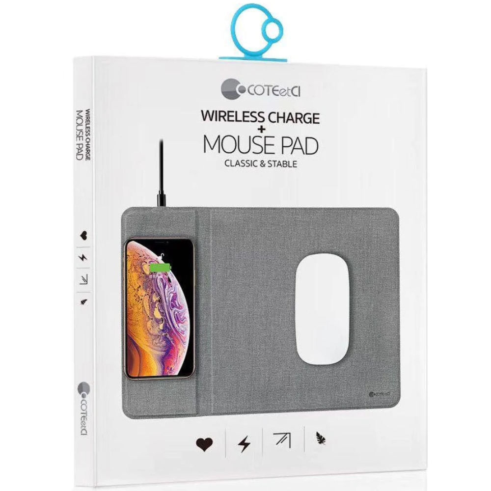 Coteetci Wireless Charger+ Mouse pad — image 2