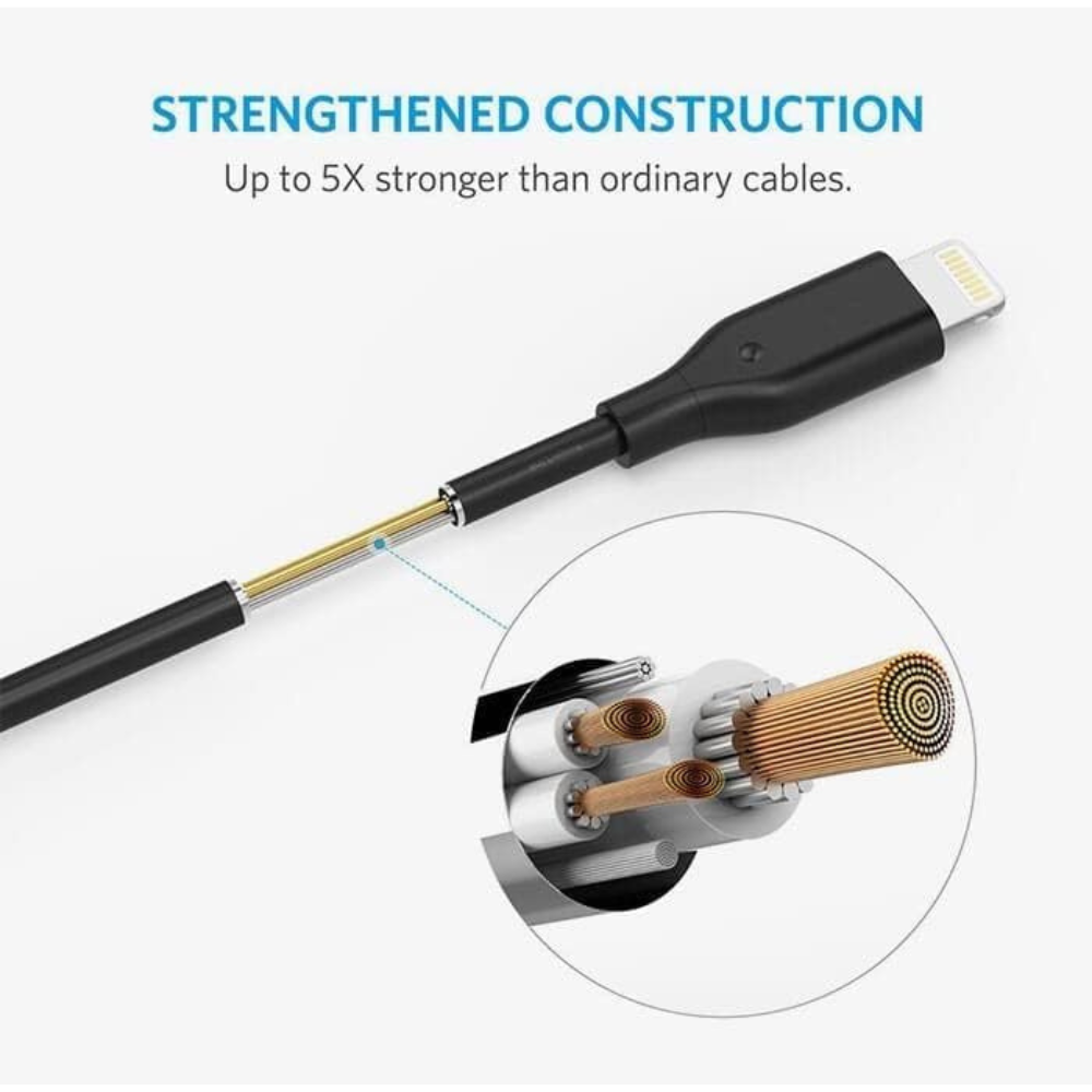 Anker Powerline Select+ USBCable With Lightning Connector 3Ft Black — image 2