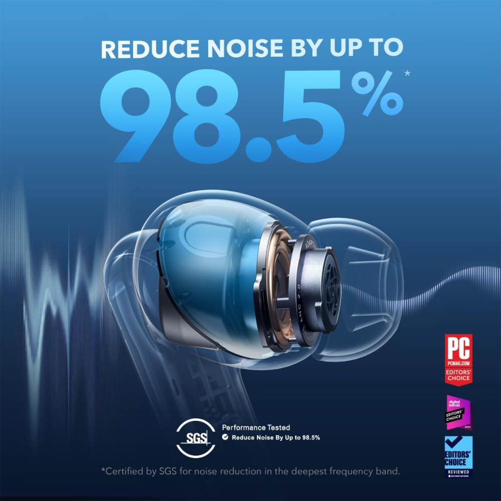 Anker Sound Core Liberty 4 NC 10 Hour Playtime Black A3947H11 — image 3