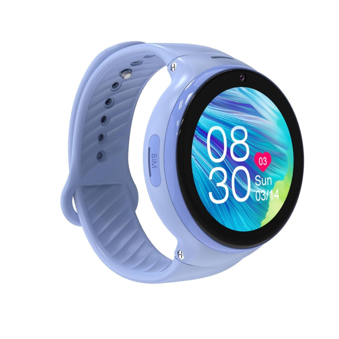 Porodo  Kids 4G Smart  Watch  Baby Blue/Pink  With  Video Calling with JuniCare app — image 5
