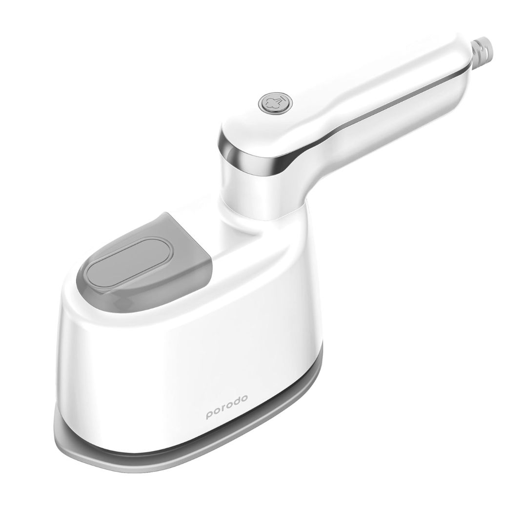 Porodo Lifestyle Mini Steam Iron 1000W UK with Rotatable handle - White — image 3