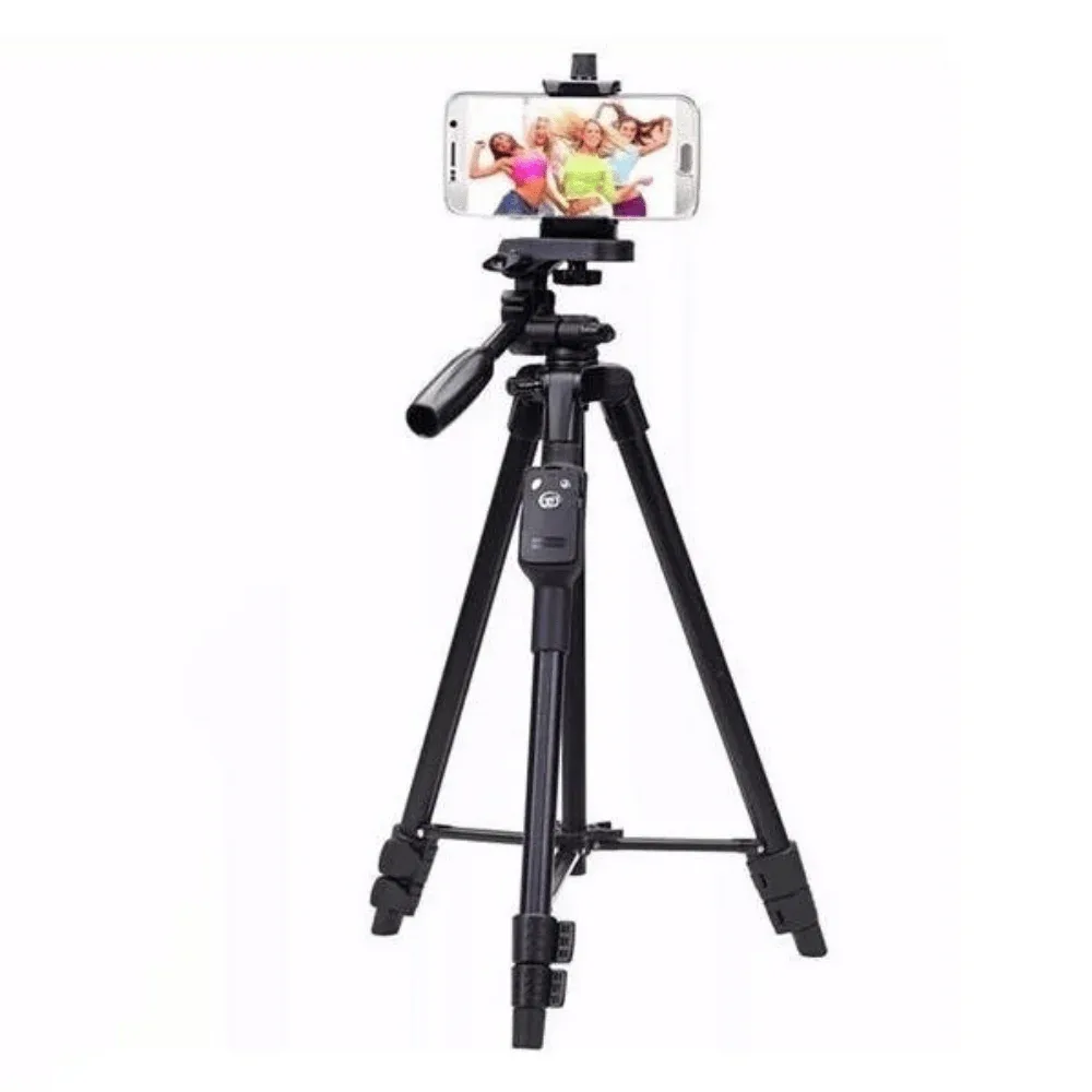 VCT-5208 Mobile Phone Tripod Camera Tripod The Bluetooth Shutter for Phone ISO and Android — image 1