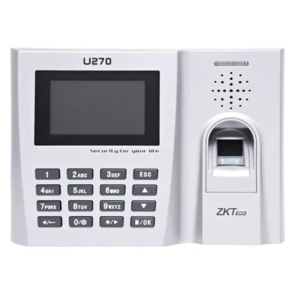 ZKTeco U270 Finger Print Time Attendance Machine — image 1