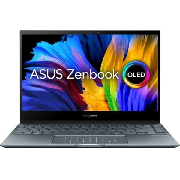 Asus Zenbook Flip 13 OLED UX363EA-OLED101W Touch Laptop – Core i7 2.8GHz 16GB 1TB Shared Win11Home 13.3inch FHD OLED Pine Grey English/Arabic Keyboard with Stylus Pen — image 2