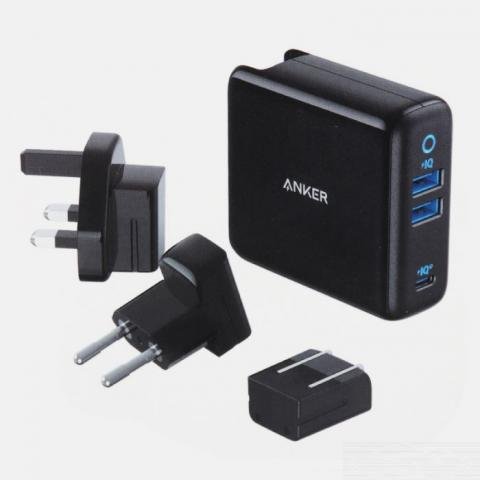 Anker Power Port III 3 Port 65W Power Charger A2033H11 — image 1