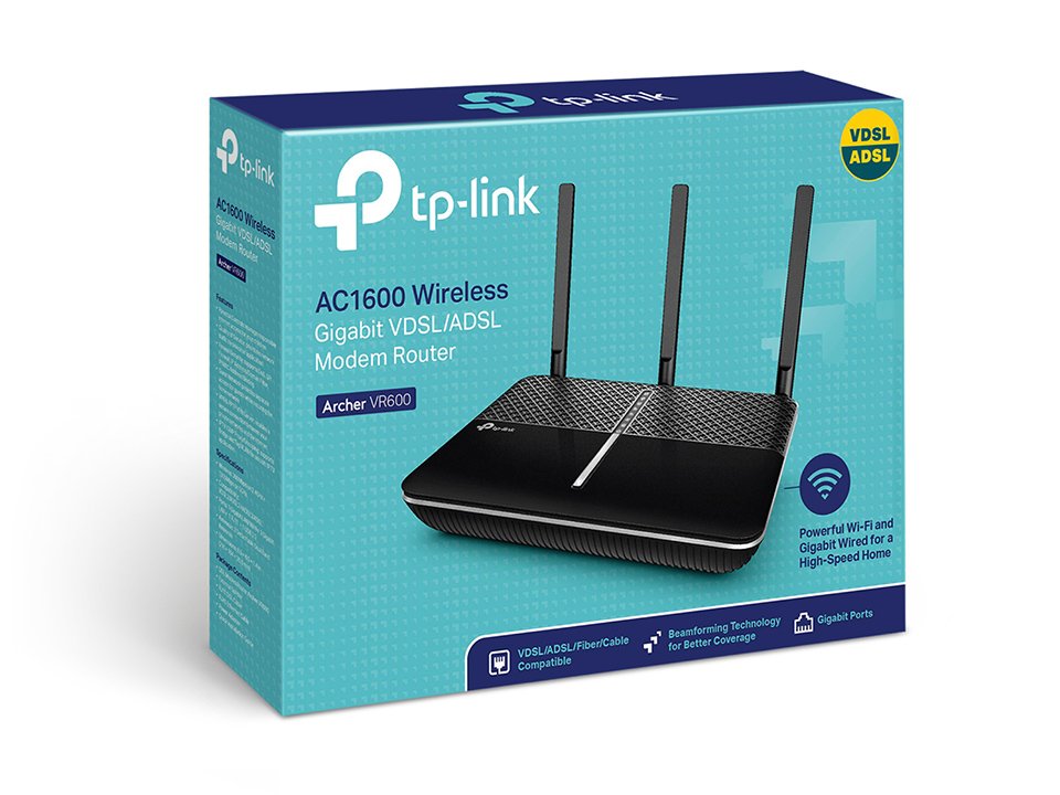 Tp Link Archer VR600 AC1600 Wireless Gigabit VDSL ADSL Modem Router Super VDSL up to 350 Mbps — image 3