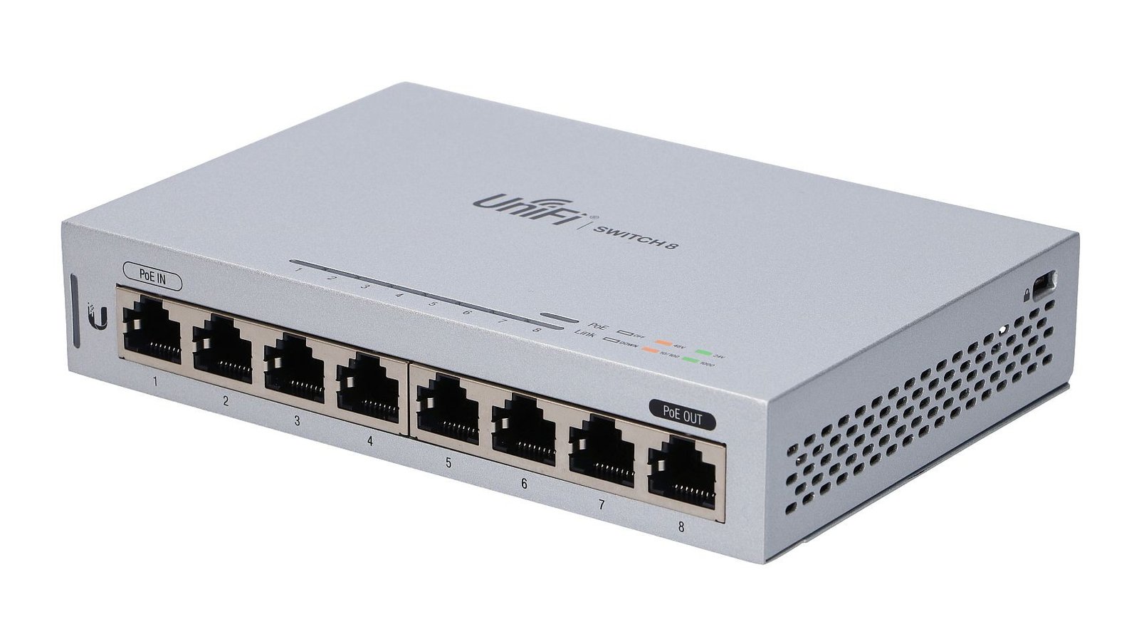 Ubiquiti Switch 8 Gigabit 8 Port Passthrough PoE Switch — image 2
