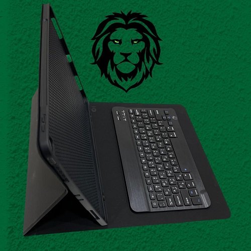 Green iPad Air 4 10.9 Premium Vegan Leather Case With Wireless Keyboard — image 2