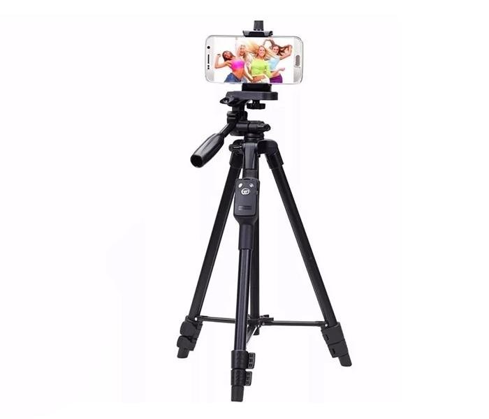 VCT-5208 Mobile Phone Tripod Camera Tripod The Bluetooth Shutter for Phone ISO and Android — image 2