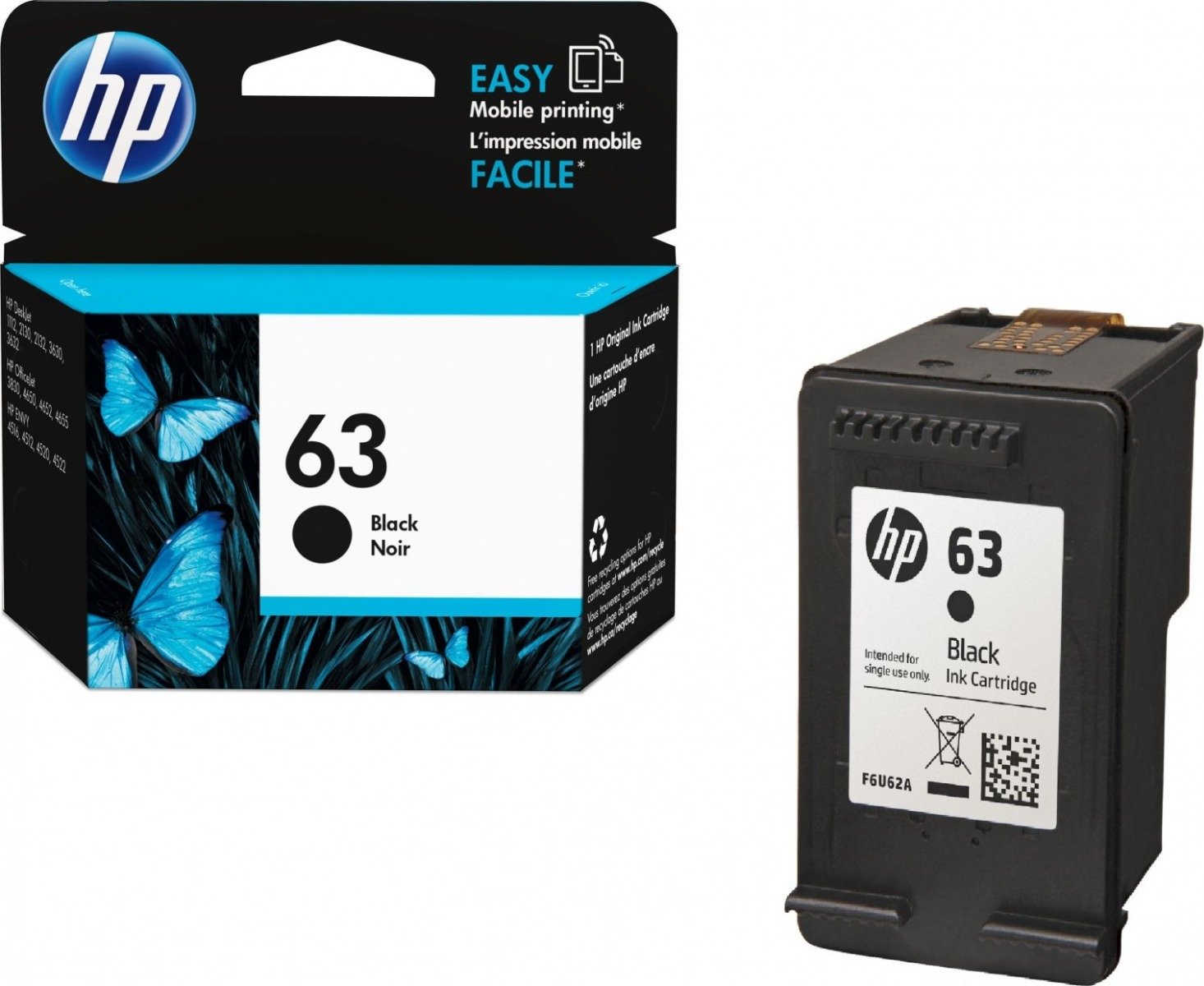 HP 63 Black Ink Cartridge — image 3