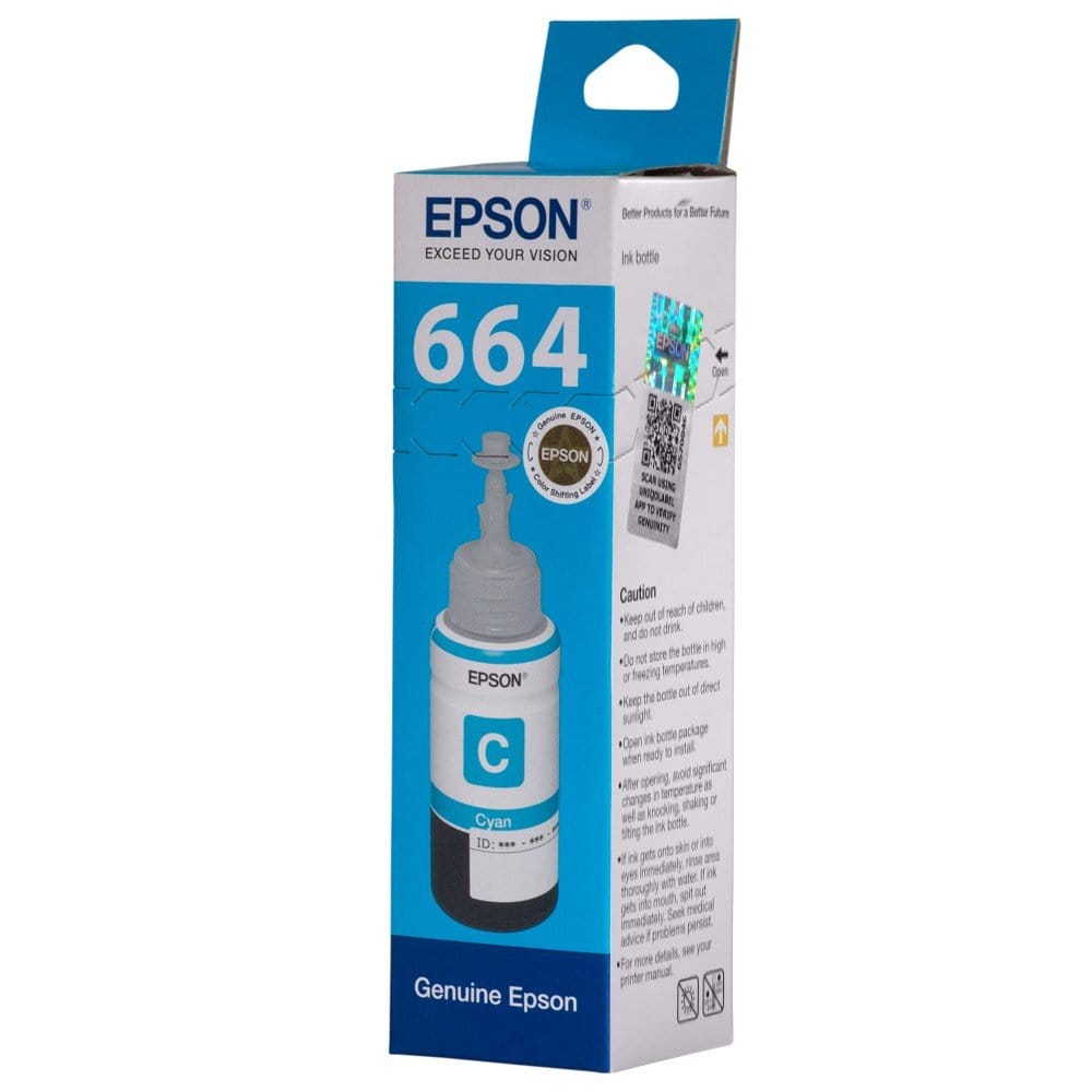 Epson T6642 Cyan Ink Bottle — image 3
