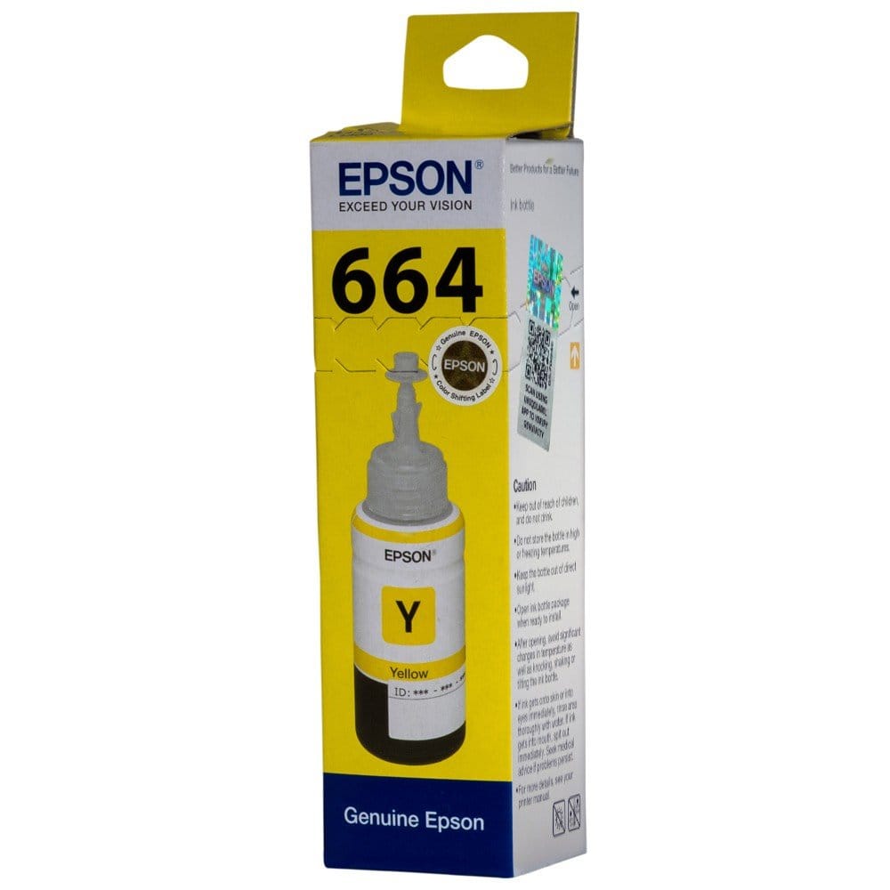 Epson T6644 Yellow Ink Bottle — image 3