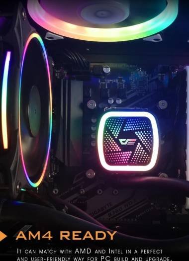 Agio Darkflashn DT120 120mm Liquid CPU Cooler — image 2