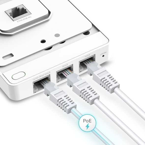 TP Link EAP235 AC 1200 Wireless MU-MIMO Gigabit Wall Plate Access Point Business Solution — image 2
