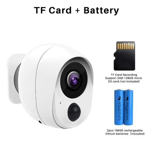 Smart WiFi Portable Battery Backup Bullet IP Camera — image 1