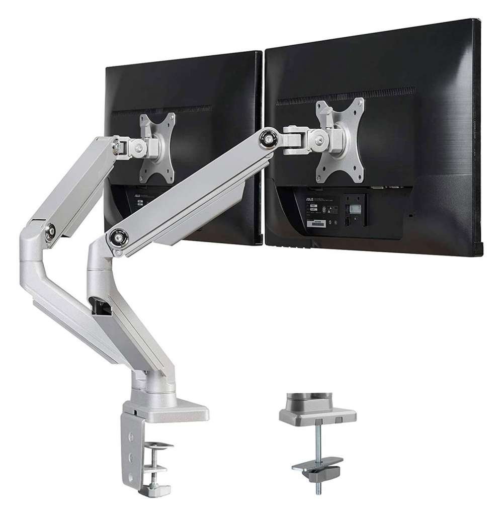 Skill Tech Dual LCD Monitor Desk Mount Stand — image 2