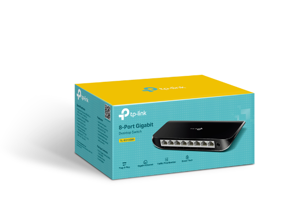 TP Link TL SG1008D 8 Port Gigabit Desktop Switch — image 3