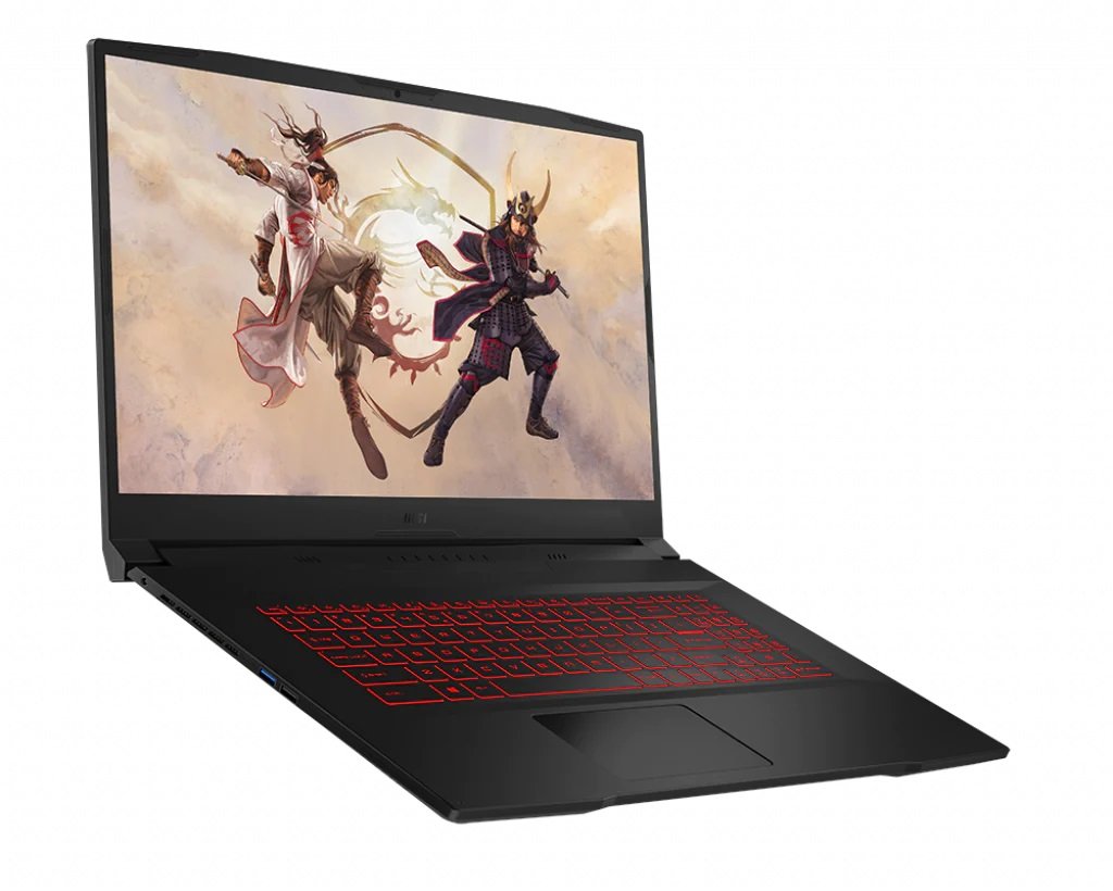 MSI KATANA GF76 11UC 9S7-17L212-601 | Intel i7 11800H 2.30, 16GB, 512GB, 4GB NVIDIA RTX3050, 17.3FHD 144Hz, Win11 Home, Eng-Arab K/B, Black — image 3