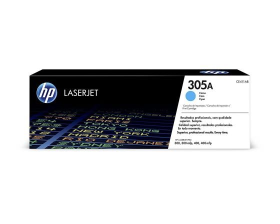 HP 305A Cyan Toner Cartridge | CE411A — image 2