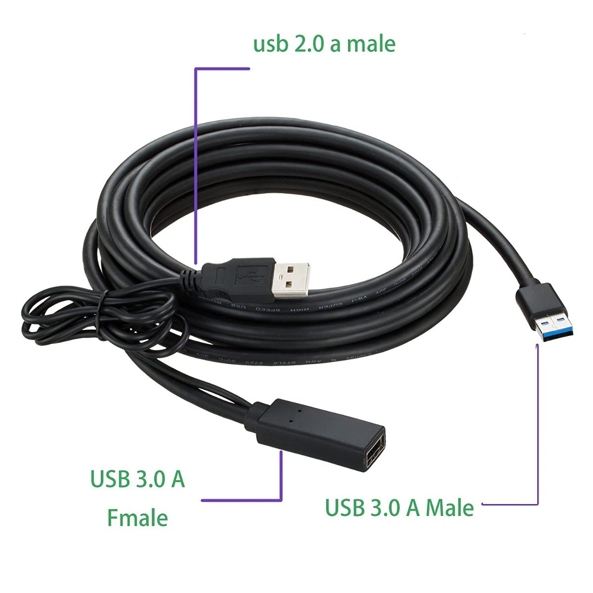 Kongda High Quality USB 3.0 Extension Cable 5 m — image 1