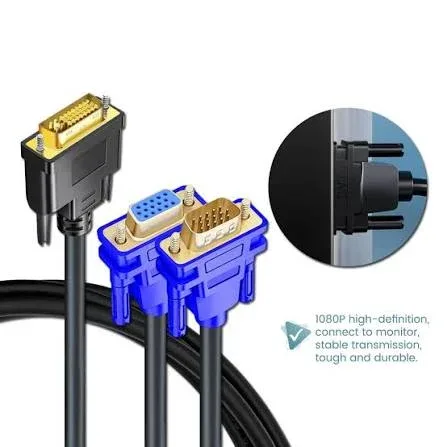 DVI 24+5 Male to VGA Female Adapter – High-Quality Display Converter — image 3