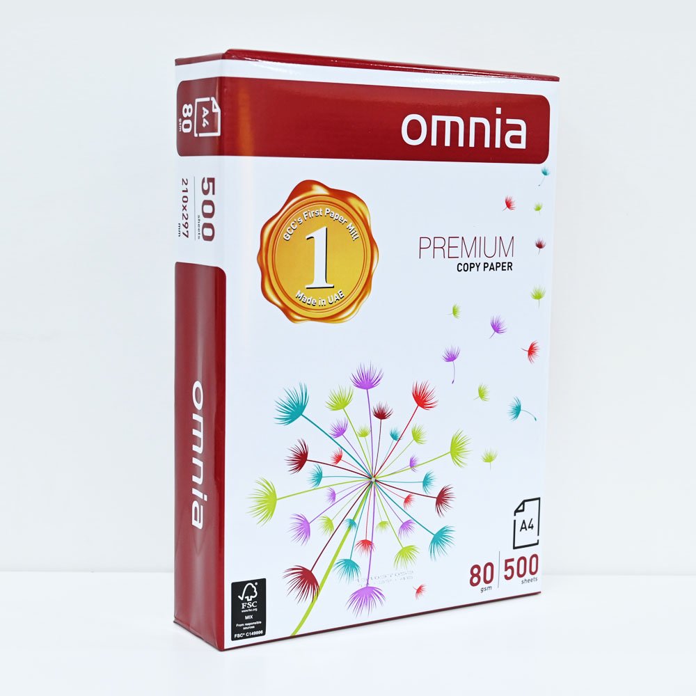 Omnia Photocopy Paper A4 80gsm Clean Printing — image 1