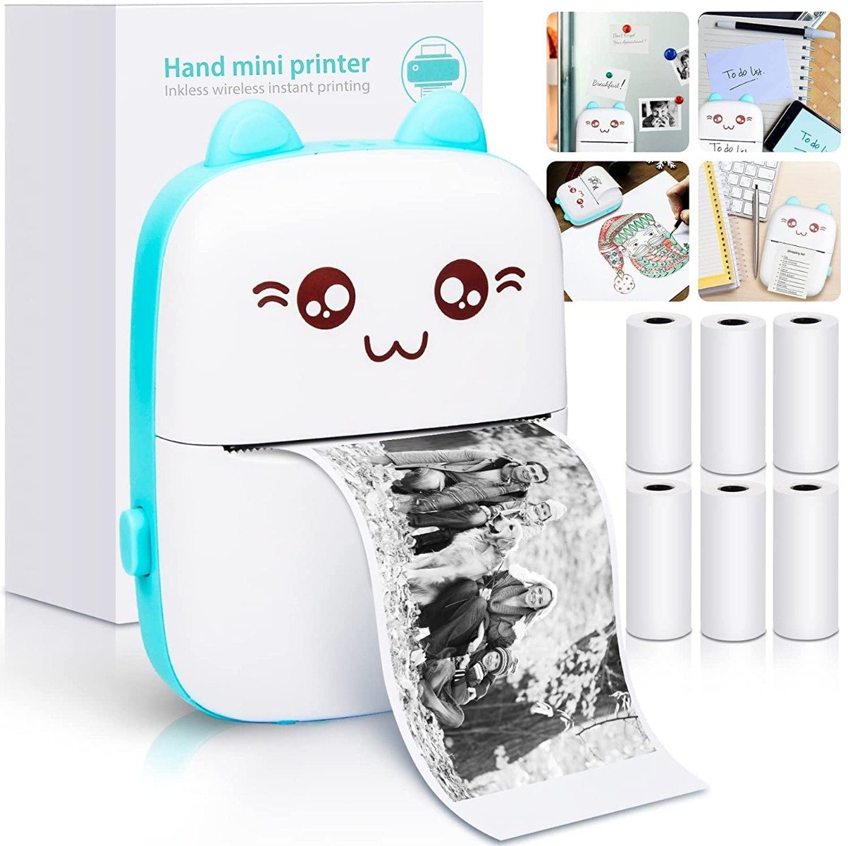 Lychee C9 Mini Printer Inkless Pocket Label Printer — image 1