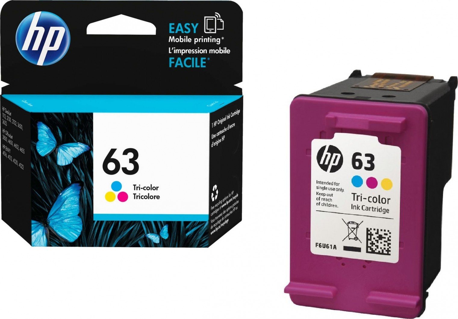 HP 63 Color Cartridge — image 1