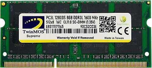 TwinMos 8GB DDR3 1600MHz SO-DIMM Laptop RAM — image 2