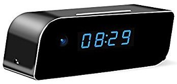 CAM 360 Wireless WiFi Night Vision 1080p Digital Table Clock Full HD Mini Spy Camera Video Recording with Audio 5 Hours Battery Backup 12 mega Pixel Lens for Home — image 2