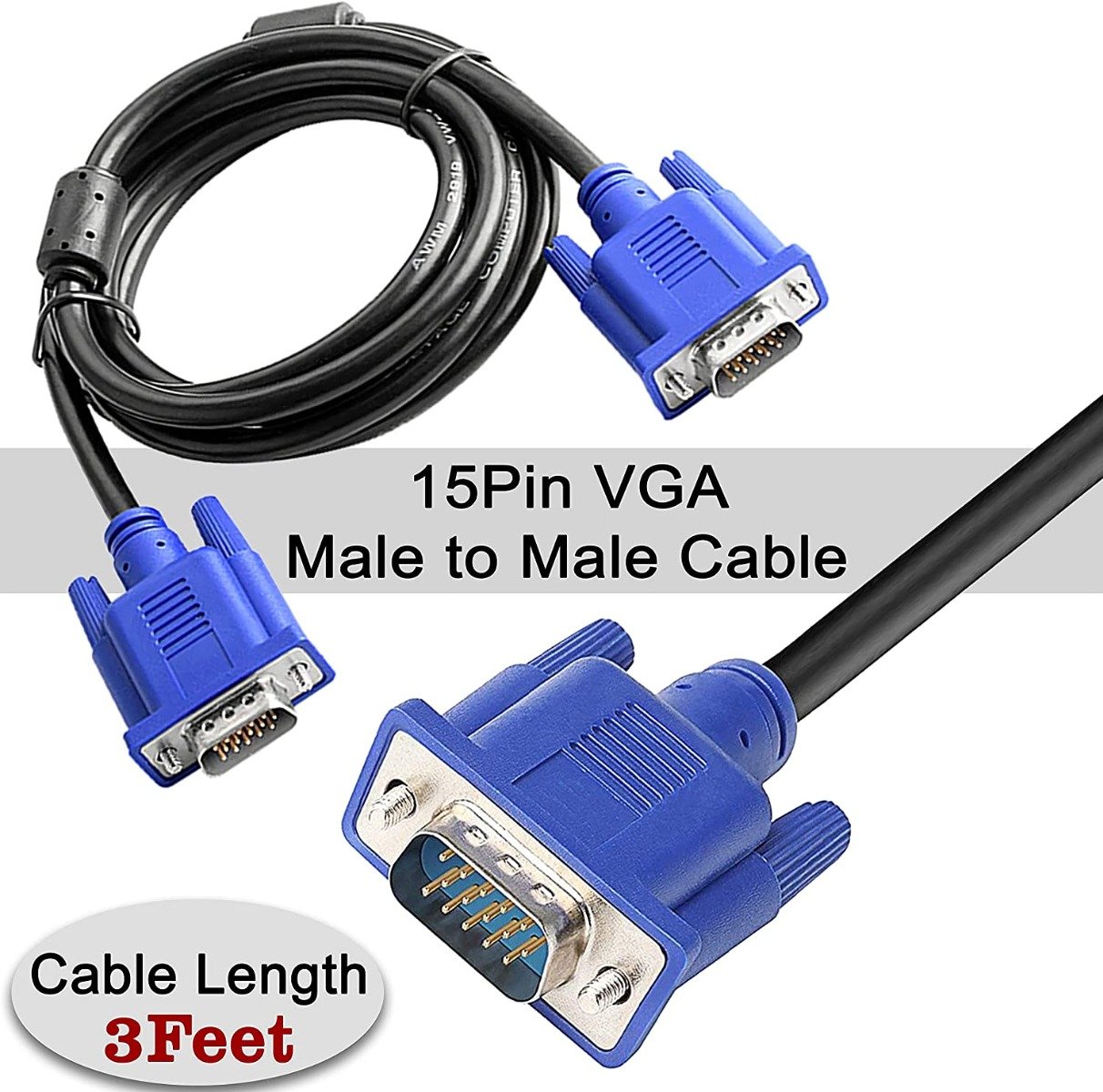 Sandberg VGA 15Pin Male To 15 Pin Male — image 2