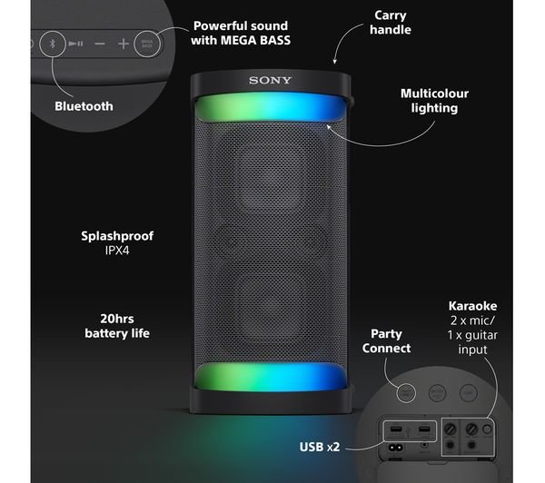 Sony SRS XP500 Portable Wireless Speaker — image 4