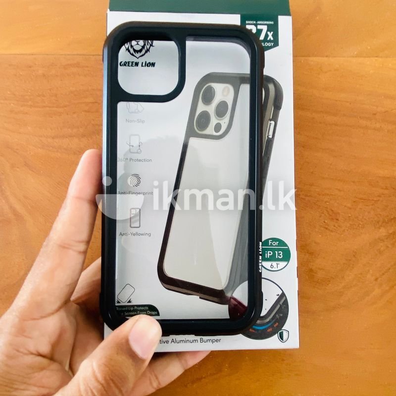 Green Hibrido Shield Case With Protective Aluminium Bumper 6.7" — image 2