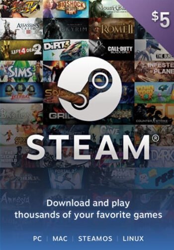 Steam Wallets USD 5 — image 1