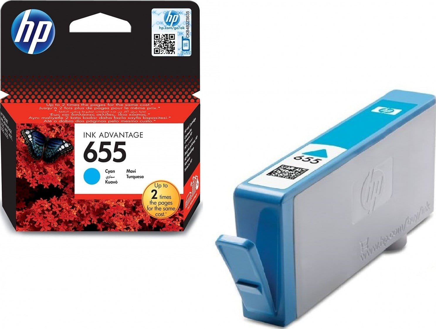 HP 655 Color Ink Cartridge — image 2