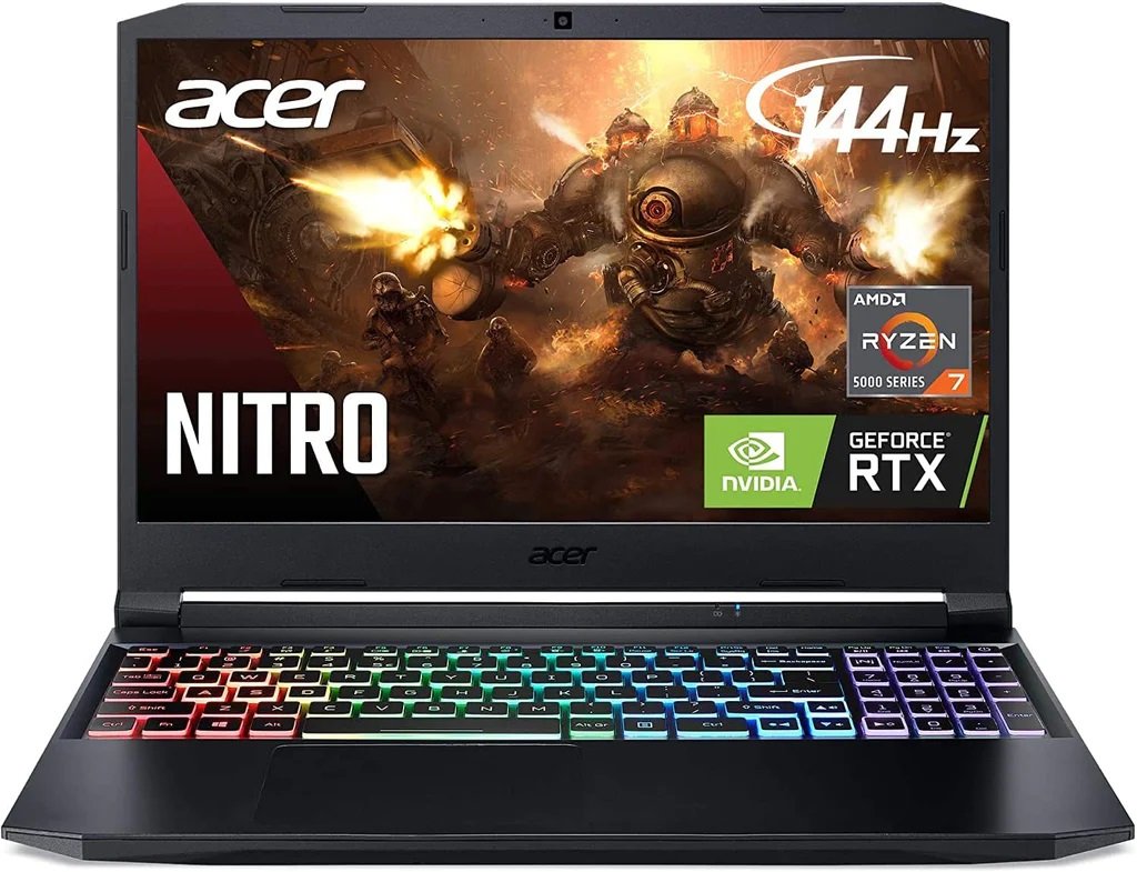 Acer Nitro5 AN515-NH-QBSEM.006 AMD R9 5900H 3.2 32GB 1TB, 15.6 QHD 165Hz 8GB NVIDIA RTX3080 Win 11 Home — image 2