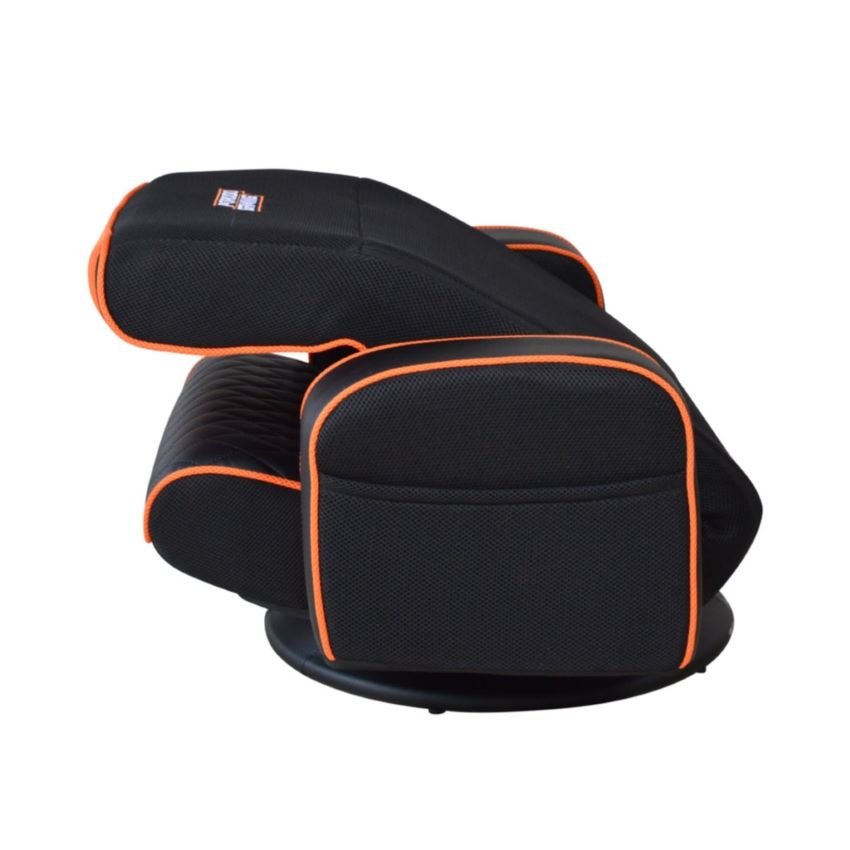 Porodo Gaming Predator Pro Gaming Seat with Armrest & Cupholder 360 Swivel - Black/Orange — image 3