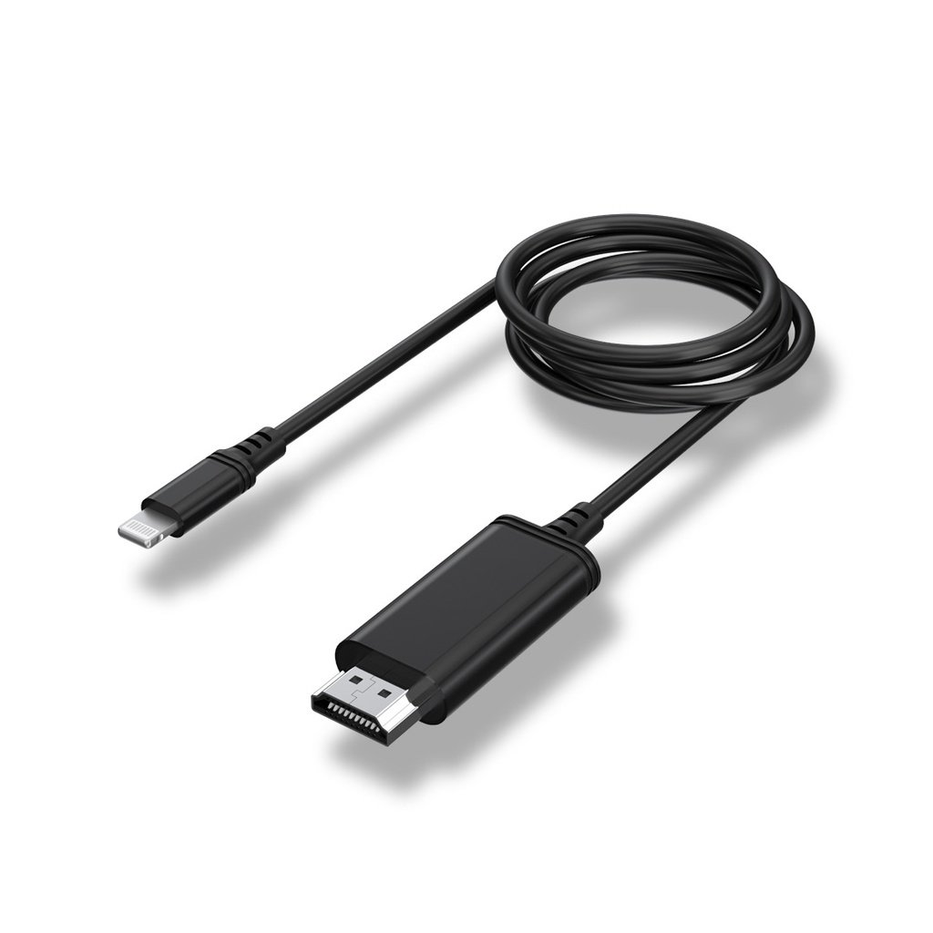 Porodo Lightning to HDMI Cable Black 2m — image 2