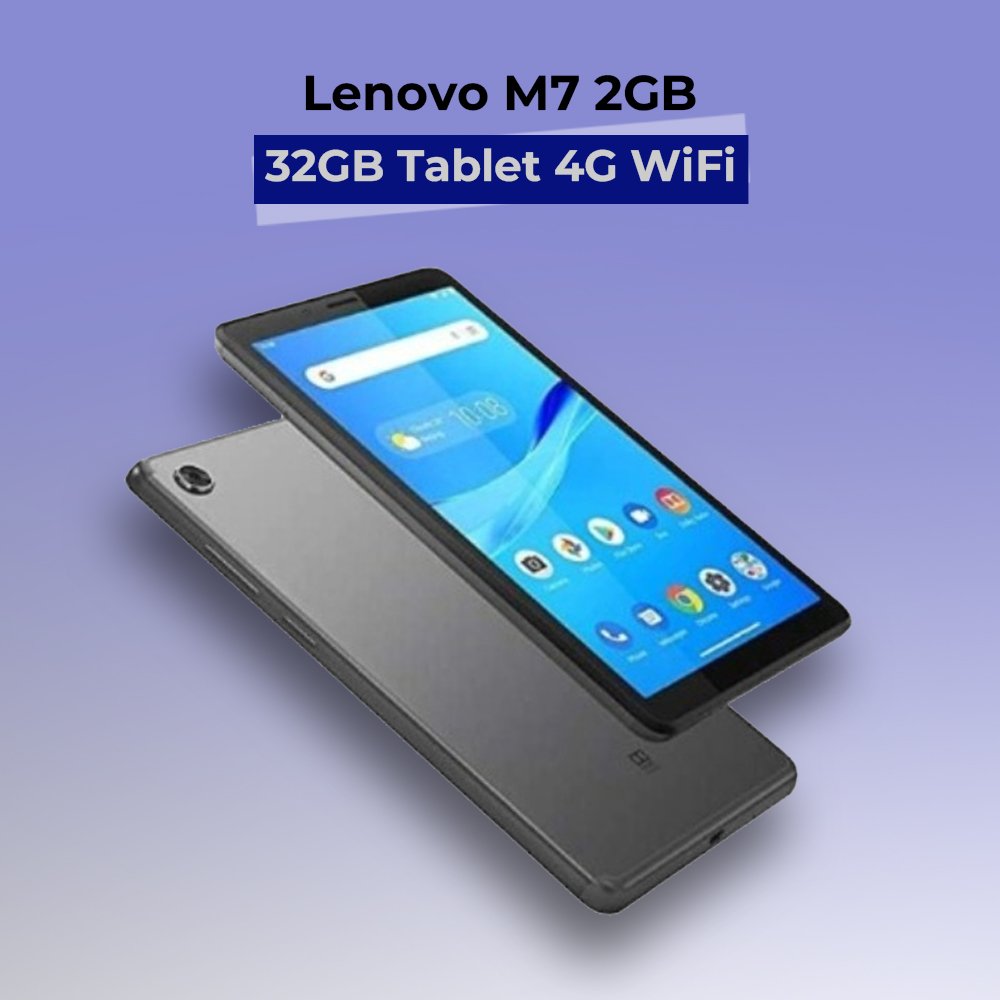 Lenovo M7 2GB 32GB Tablet 4G WiFi 7" Display Screen — image 2