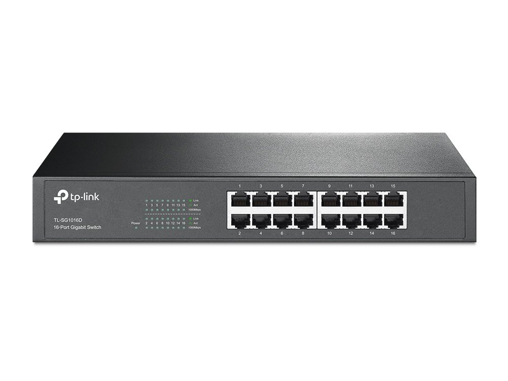 TP-Link SG1016D Switch 16-Port Gigabit Desktop Rackmount — image 2
