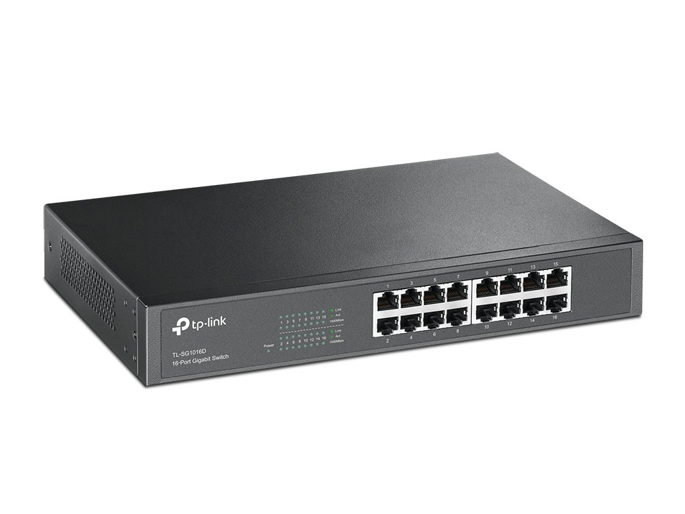 TP-Link SG1016D Switch 16-Port Gigabit Desktop Rackmount — image 3