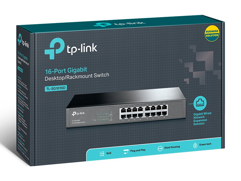 TP-Link SG1016D Switch 16-Port Gigabit Desktop Rackmount — image 5