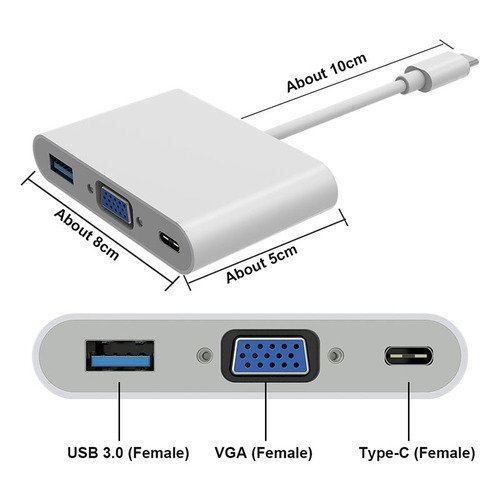 Type C To VGA USB Type C Female Adapter — image 2