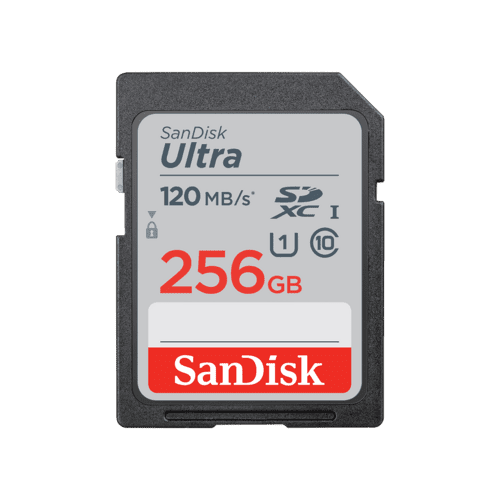 SanDisk Ultra 256GB SDXC UHS-I 100 MBPS Memory Card SDSQUNR-256G-GN3MN — image 1