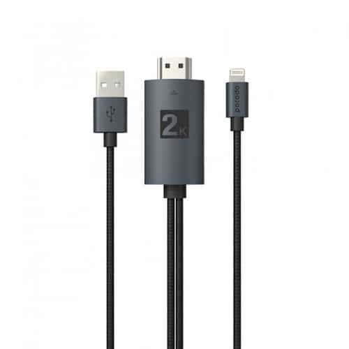 Porodo Ultimate HDMI Lightning Cable With USB Connection 2m — image 2