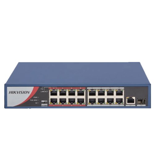 Hikvision DS 3E0318P E/M 16 Port PoE Switch 10/100 — image 2