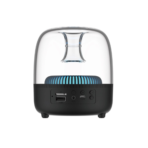 Devia Smart Series Crystal Blutooth Speaker USB MicroSD TF Card AUX FM Radio RGB Light — image 2