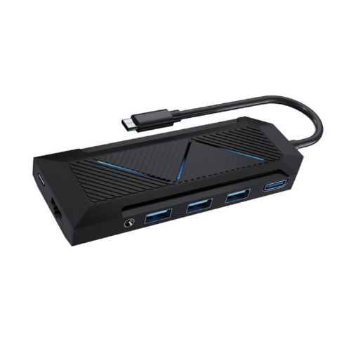 Porodo Gaming 9 in 1 USB-C Hub Gamers Edition — image 1