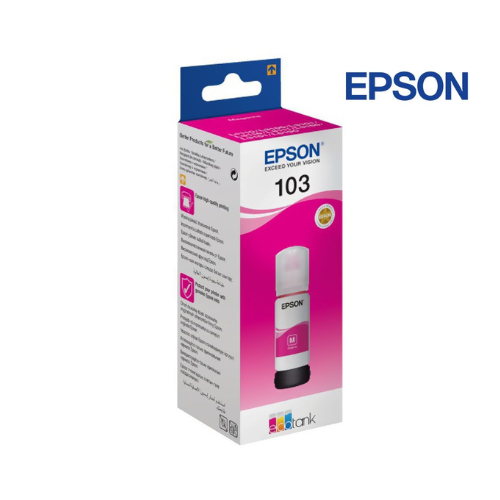 Epson 103 EcoTank Magenta Ink Bottle 65ml C13T00S34A – Genuine High Yield Ink — image 2